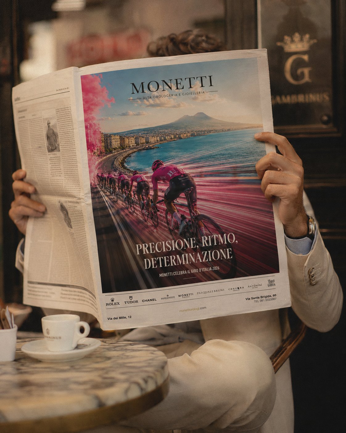 Monetti × Tudor – Giro d’Italia 2026 a Napoli