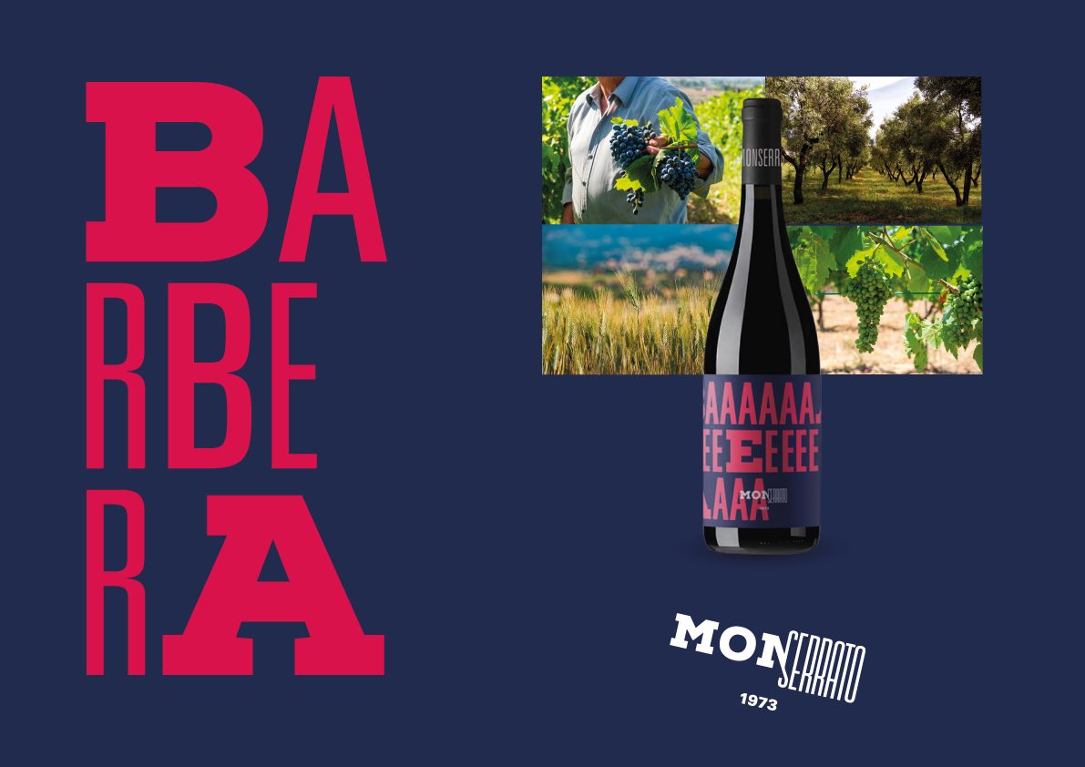 Monserrato 1973 &ndash; visual della label Barbera